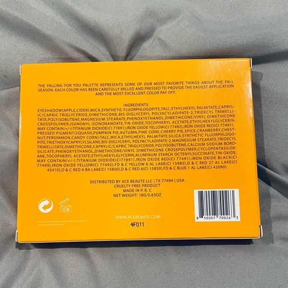 Ace Beaute falling for you palette. Brand new in box - Picture 4 of 5